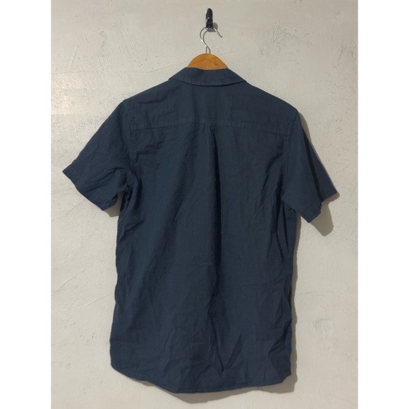 Ripcurl Ourtime Texture Shirt Slate Short Sleeve Button Up Top M - Picture 6 of 8